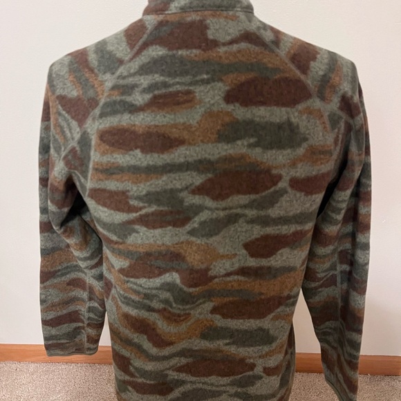Patagonia Camouflage Half-Zip Pullover Sweater Small NWT - Picture 5 of 7